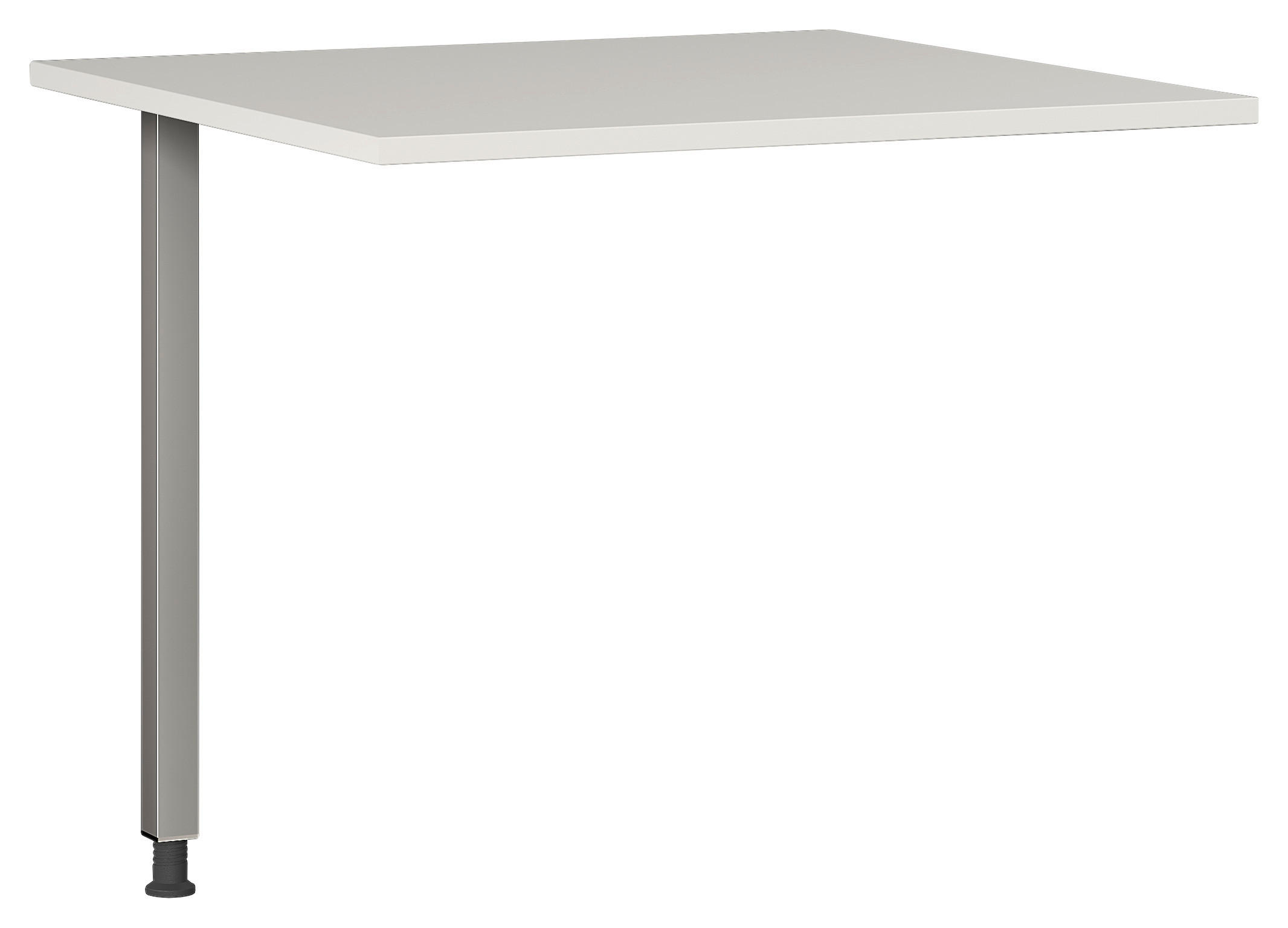 ECKVERBINDUNGSPLATTE 80/80/70-80 cm  in Silberfarben  - Silberfarben, KONVENTIONELL, Holzwerkstoff/Metall (80/80/70-80cm) - Germania