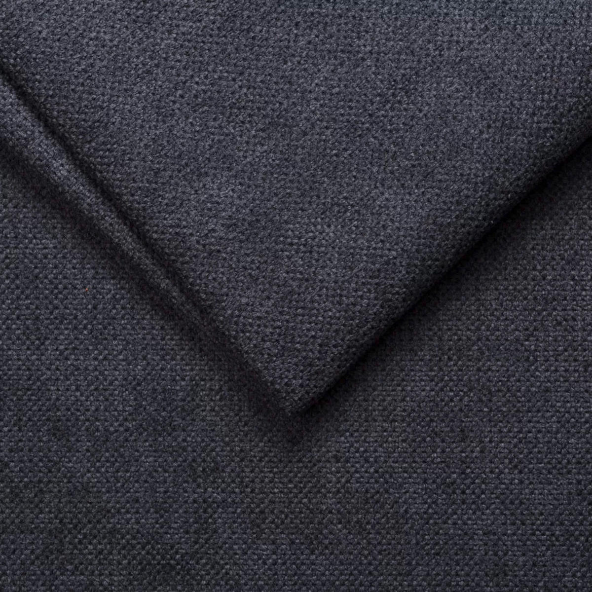 SCHLAFSOFA  mit Webstoff Dunkelblau  - Chromfarben/Schwarz, Design, Kunststoff/Textil (200/90/110cm) - P & B