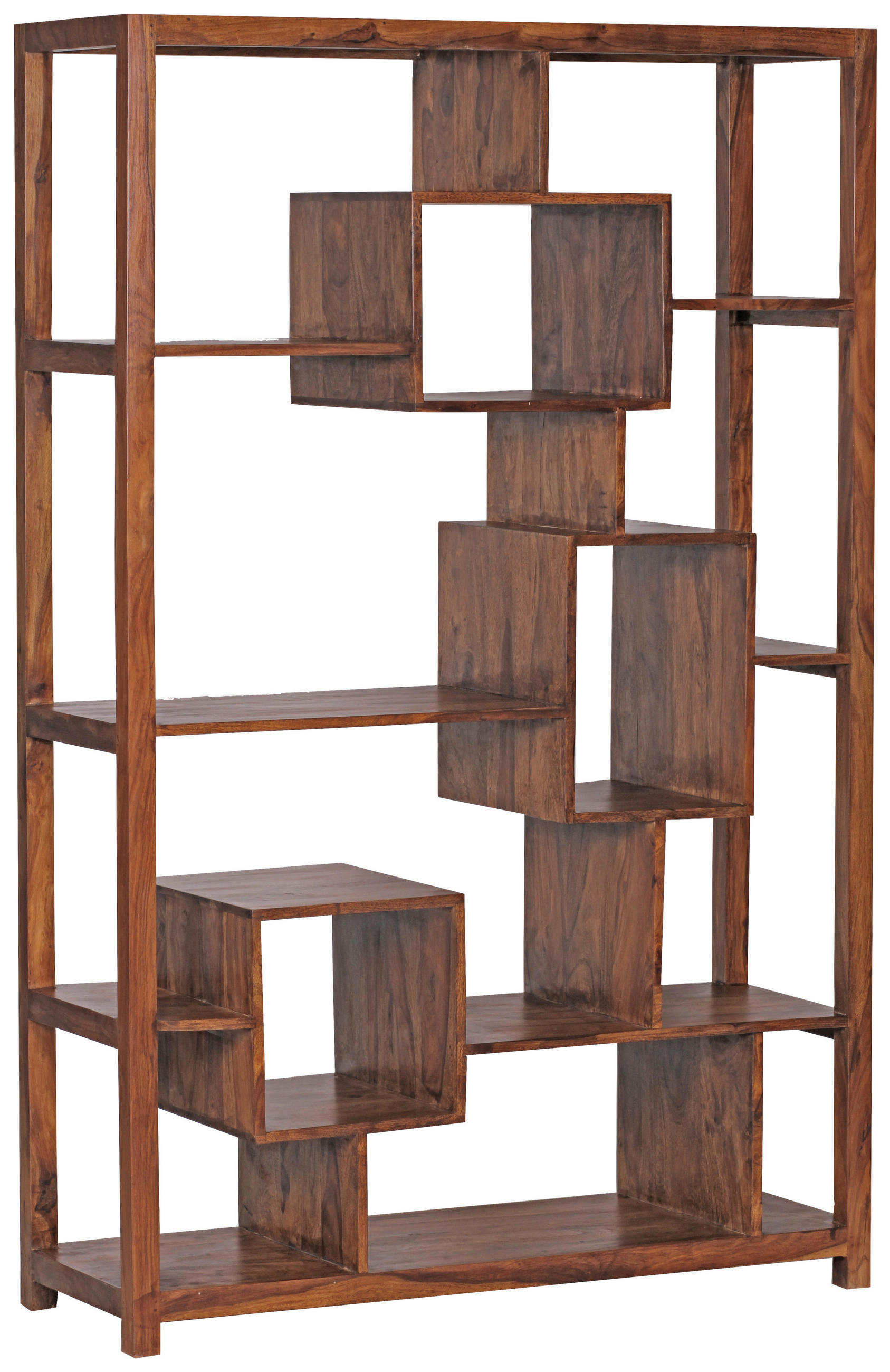 RAUMTEILER  in Holz   - Sheeshamfarben, Design, Holz (115/180/40cm) - MID.YOU