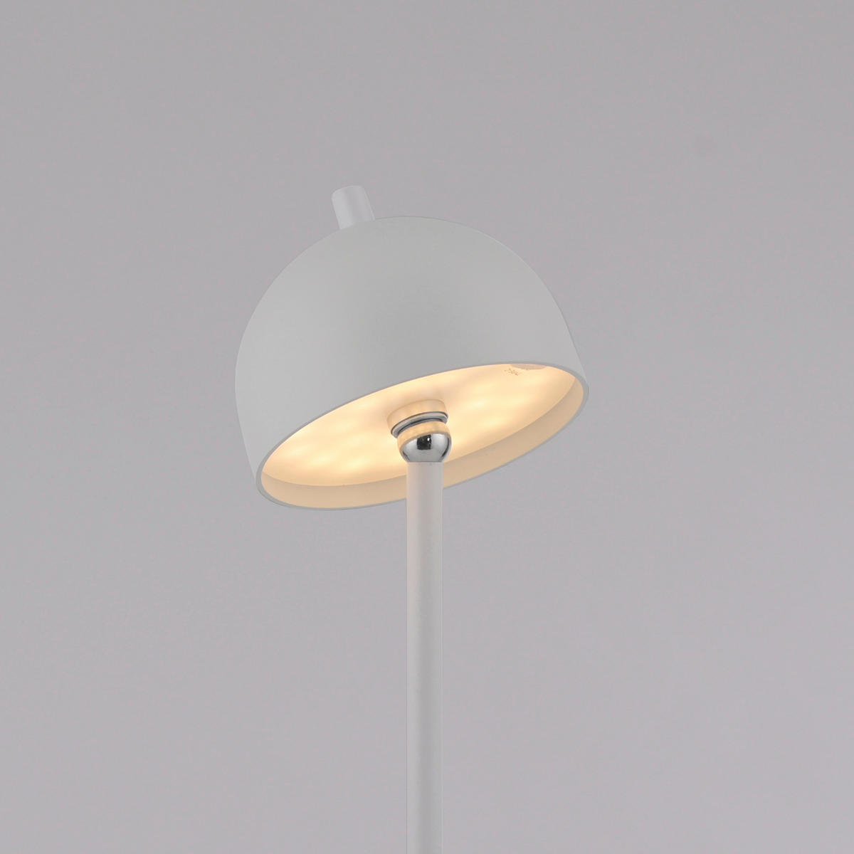 AKKU-STEHLEUCHTE 18/18/126 cm    - Weiß, Design, Kunststoff/Metall (18/18/126cm) - Schöner Wohnen