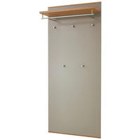 GARDEROBENPANEEL  in 80/183/27 cm  - Taupe/Eichefarben, Design, Holz/Holzwerkstoff (80/183/27cm)