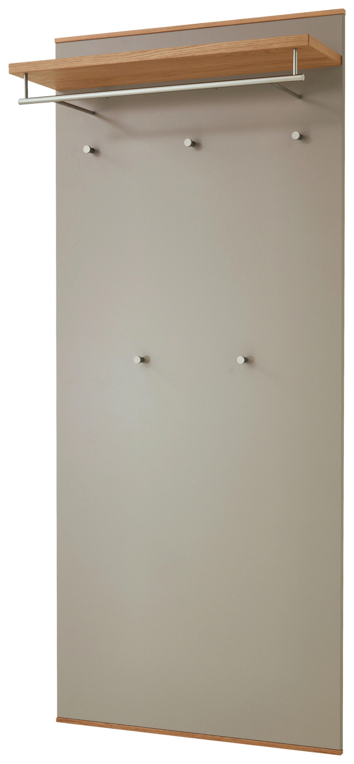 GARDEROBENPANEEL  in 80/183/27 cm  - Taupe/Eichefarben, Design, Holz/Holzwerkstoff (80/183/27cm)