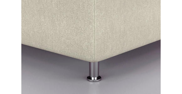 BOXSPRINGBETT 200/200 cm in Beige - Beige/Kupferfarben, KONVENTIONELL, Textil/Metall (200/200cm) - Ambiente