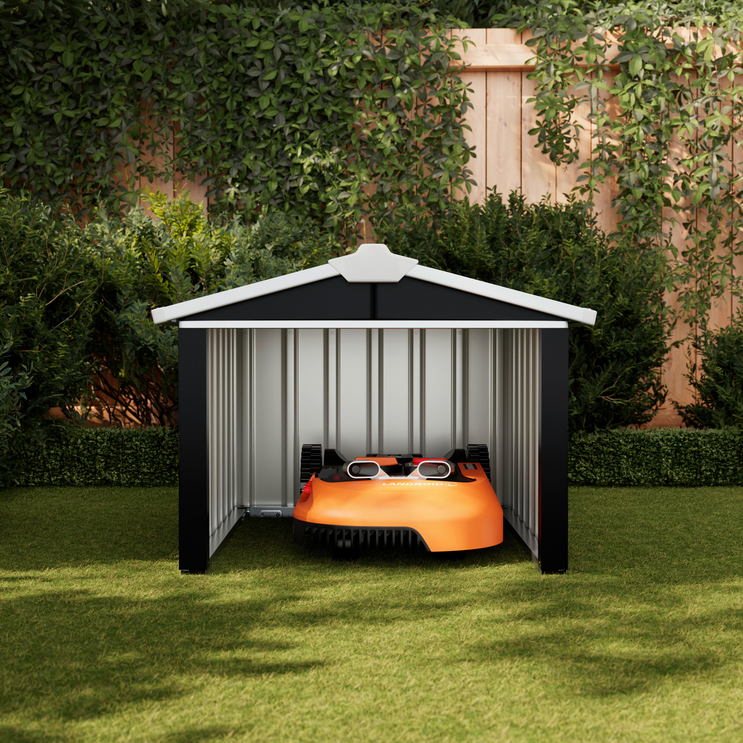 KLEINGARAGE 86/100/63,5 cm  - Anthrazit, MODERN, Metall (86/100/63,5cm) - Homezone