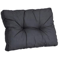 RÜCKENKISSEN  - Schwarz, Basics, Textil (60/43/8cm)