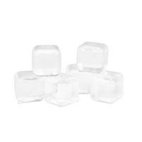 TÖBBSZÖR HASZNÁLATOS JÉGKOCKA - átlátszó, Basics, műanyag/természetes anyagok (2,8/14/16,3cm) - Kikkerland