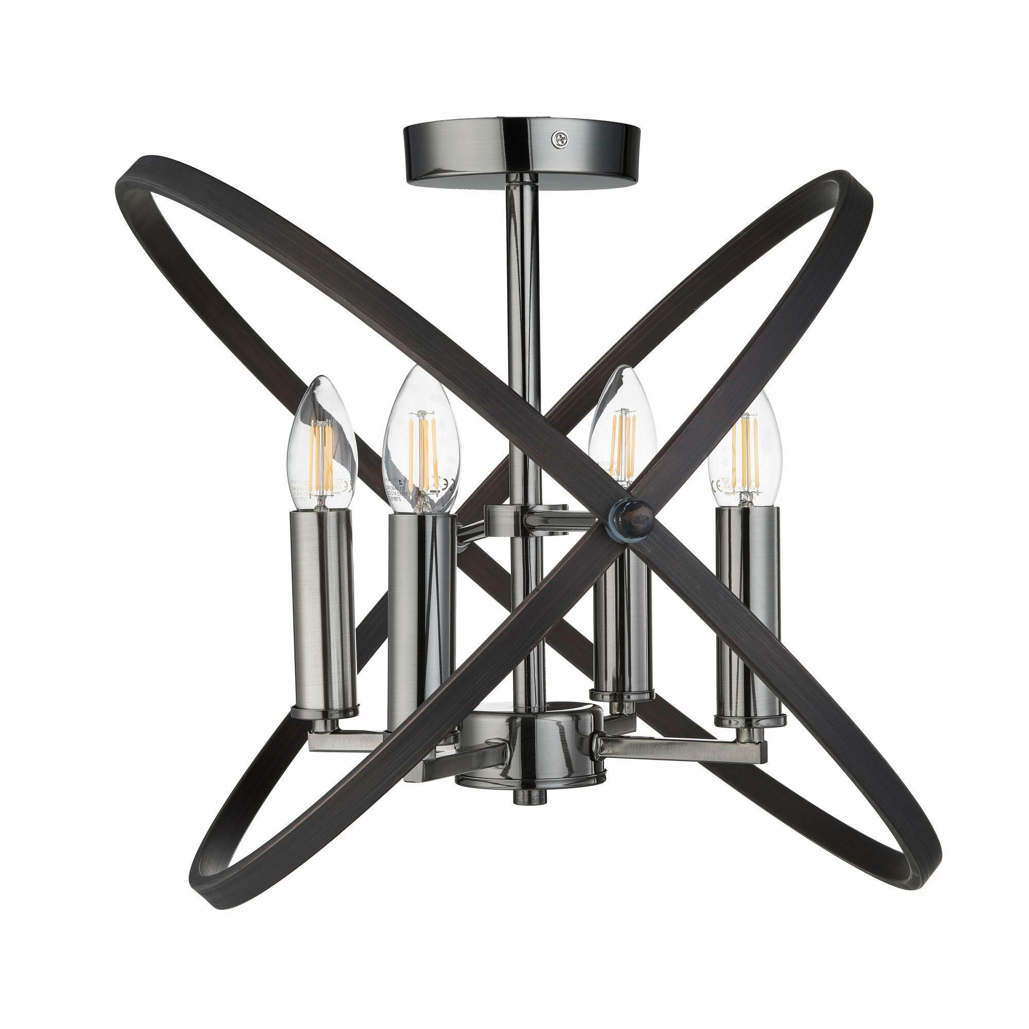 DECKENLEUCHTE Hoopla 45/33/45 cm   - Design, Metall (45/33/45cm)