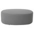 LOUNGEHOCKER beschichtet Stahl - Schwarz/Grau, Design, Textil/Metall (106/37/64cm) - Ambia Garden