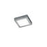 LED-DECKENLEUCHTE - Weiß/Nickelfarben, Design, Kunststoff/Metall (18/3,5/18cm) LED-DECKENLEUCHTE - Weiß/Nickelfarben, Design, Kunststoff/Metall (18/3,5/18cm)