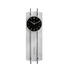 WANDUHR Schwarz - Schwarz, KONVENTIONELL, Metall (63/18/5,5cm) WANDUHR Schwarz - Schwarz, KONVENTIONELL, Metall (63/18/5,5cm)
