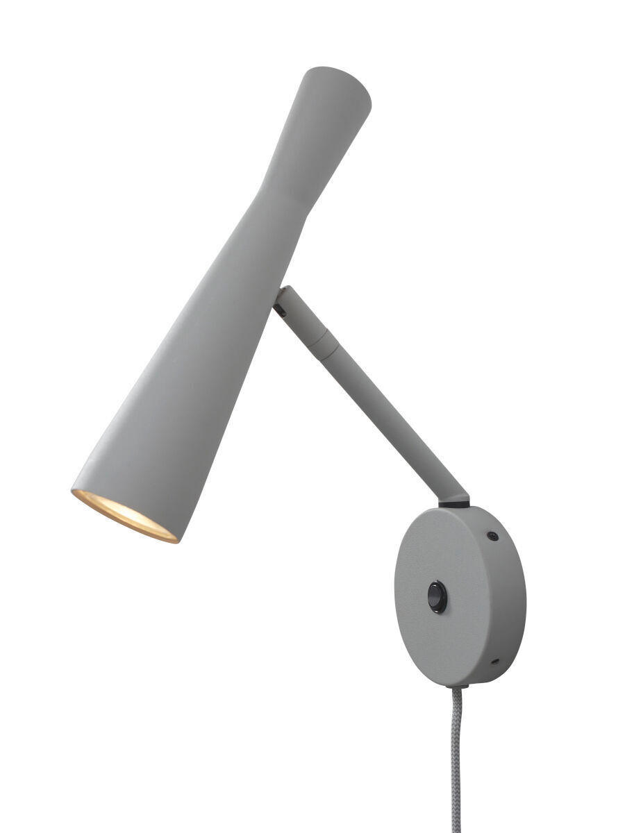 VÄGGLAMPA it's about RoMi 26/10,5/34,5 cm   - ljusgrå, Trend, metall (26/10,5/34,5cm) - It's about Romi