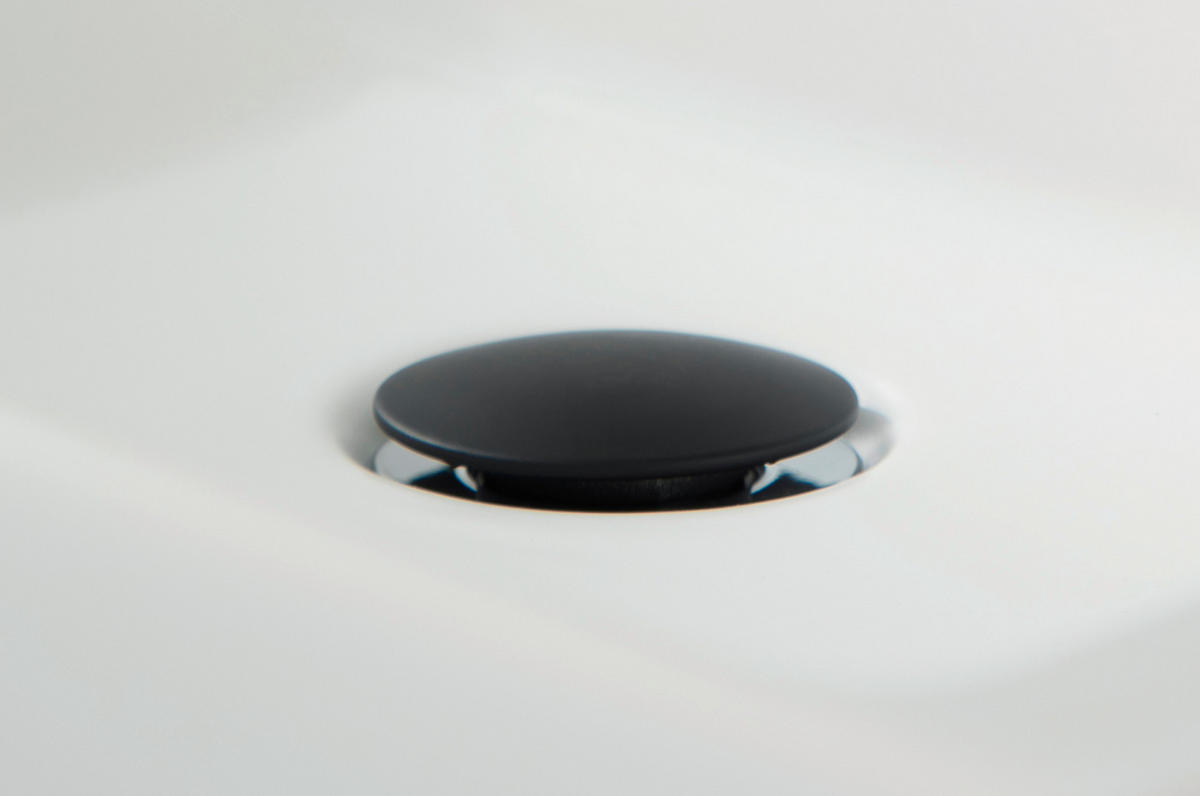 VENTILABDECKUNG   - Schwarz, Basics, Kunststoff (6,4/2/6,4cm) - Novel
