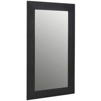 WANDSPIEGEL 100/180/2,5 cm    in rechteckig  - Schwarz, Design, Glas/Holz (100/180/2,5cm) - Livetastic
