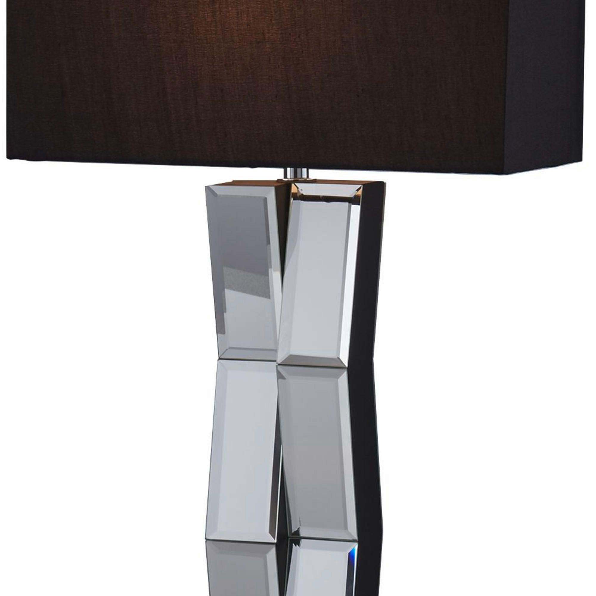 BORDSLAMPA Mirror 32/16/60 cm   - svart, Design, metall/glas (32/16/60cm)