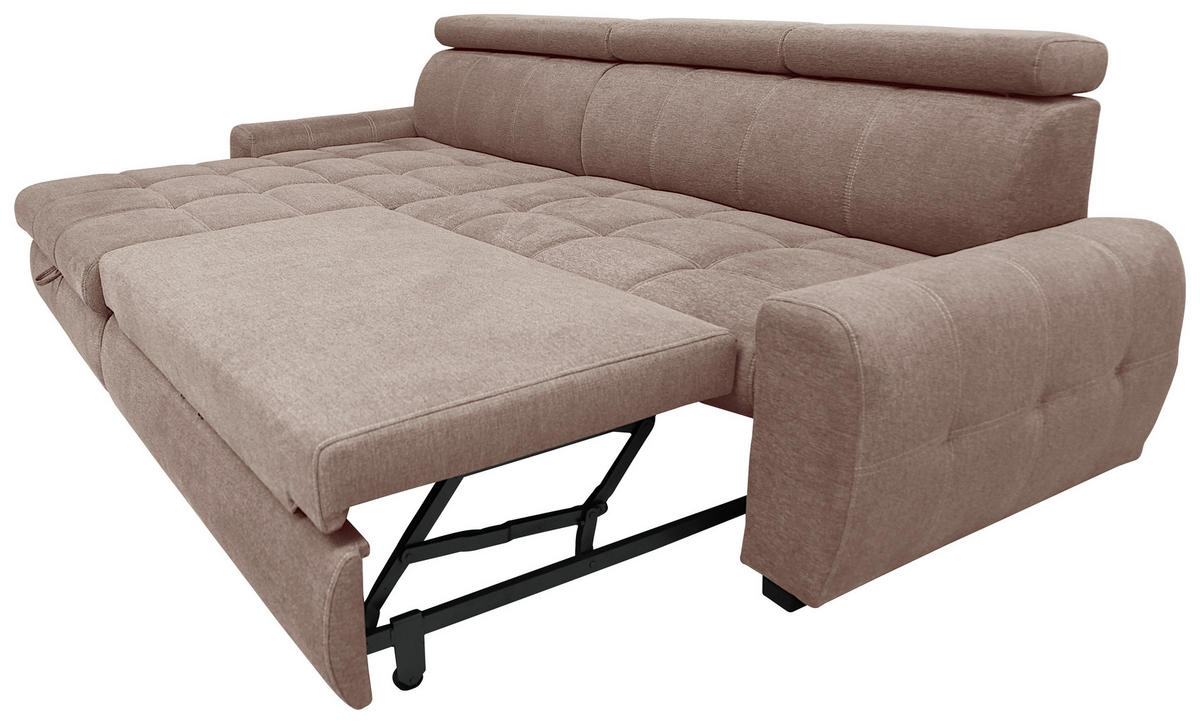 COLTAR EXTENSIBIL textil roz antic  - alb/roz antic, Lifestyle, plastic/textil (173/276cm) - Stylife