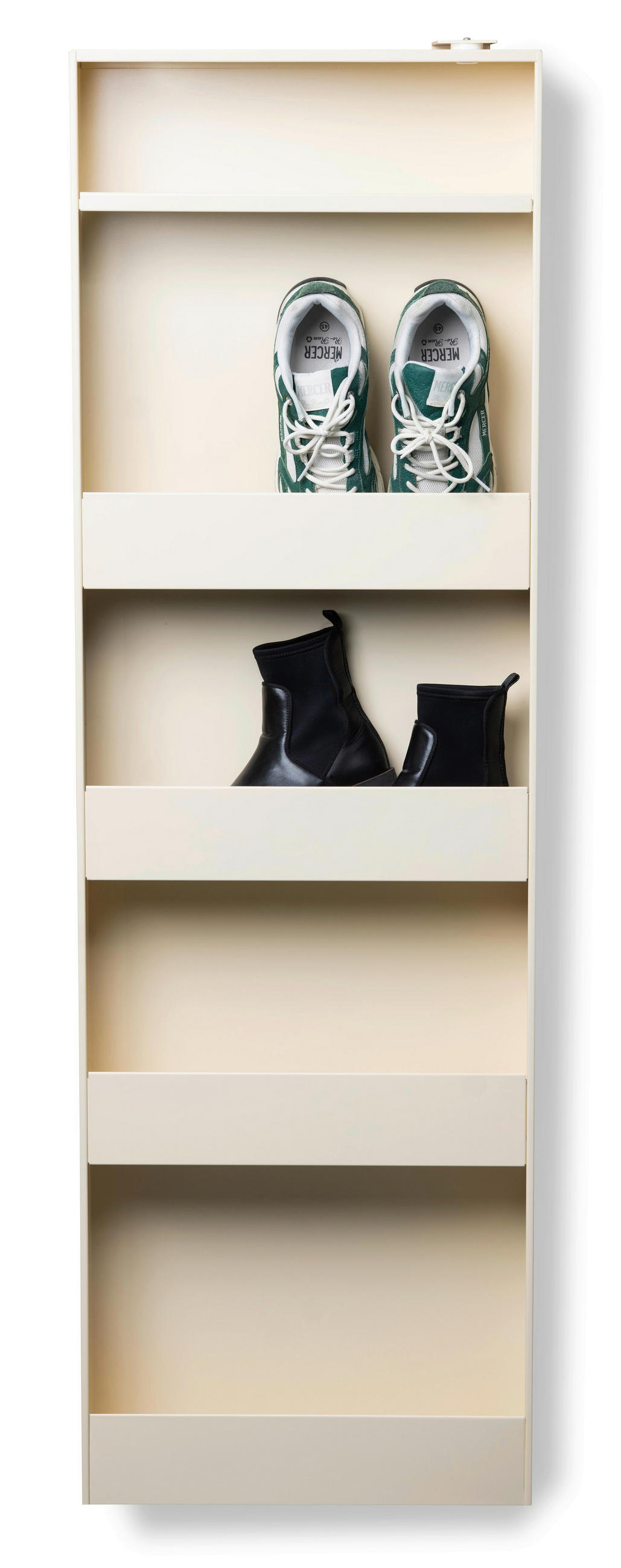 HÄNGESCHUHSCHRANK Creme  - Creme, Design, Metall (47/150/12cm) - Xora