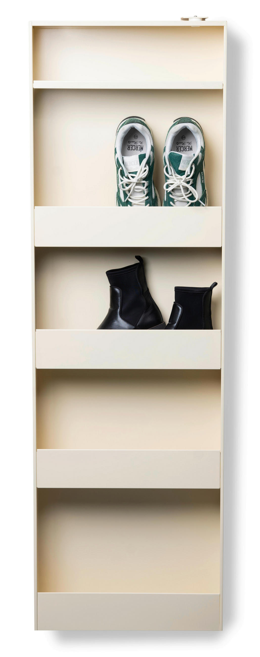 HÄNGESCHUHSCHRANK Creme  - Creme, Design, Metall (47/150/12cm) - Xora