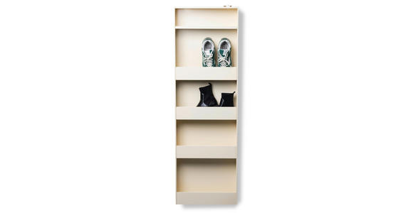 HÄNGESCHUHSCHRANK  in 47/150/12 cm  - Creme, Design, Metall (47/150/12cm) - Xora