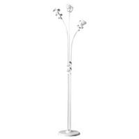STOJACÍ LAMPA, 55/190 cm  - bílá, Design, kov (55/190cm)