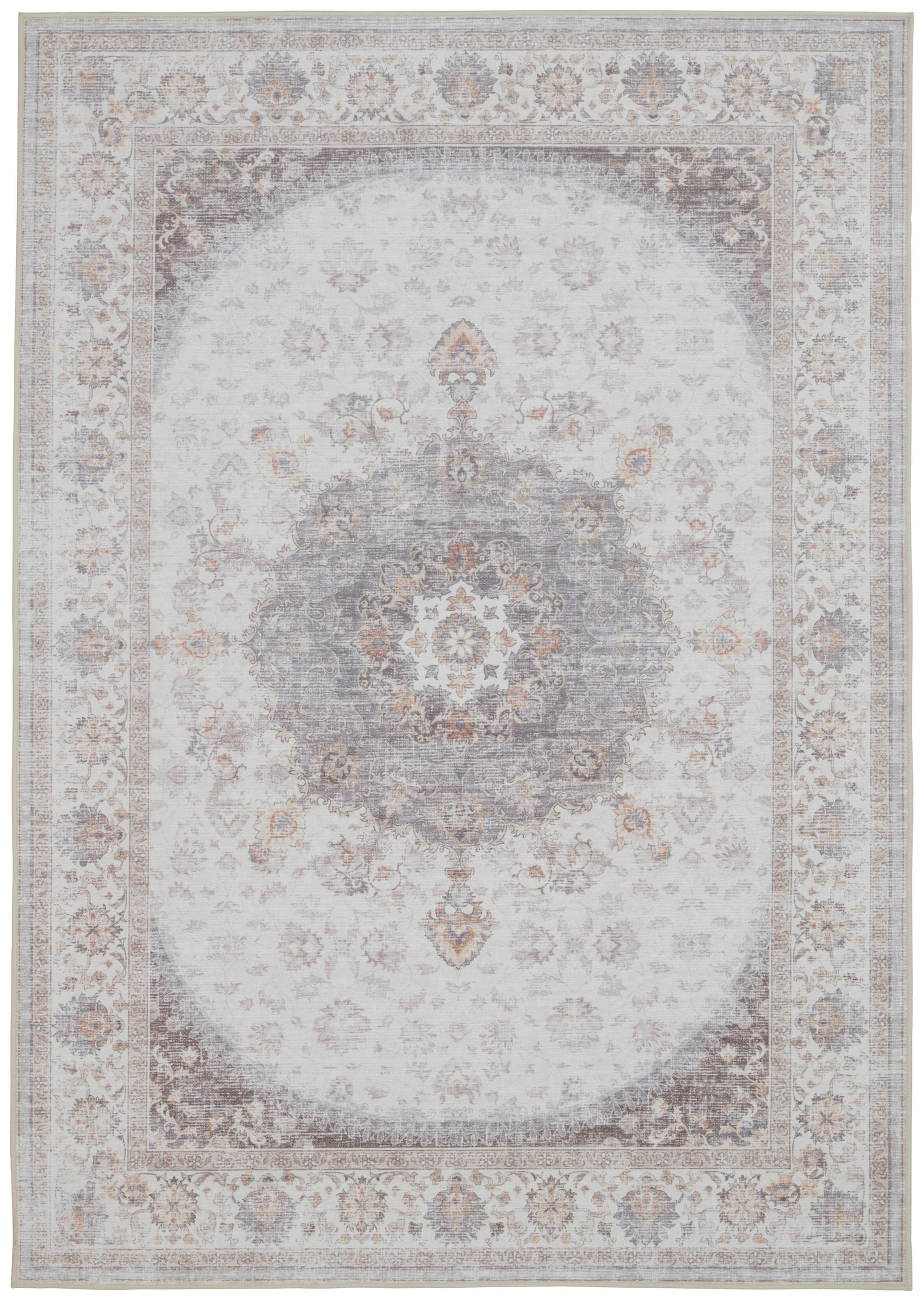 VINTAGE-TEPPICH 160/230 cm Leo  - Beige, Lifestyle, Kunststoff/Textil (160/230cm) - Novel