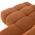 ECKSOFA in Flachgewebe Rostfarben  - Rostfarben/Schwarz, KONVENTIONELL, Kunststoff/Textil (174/274cm) - Carryhome