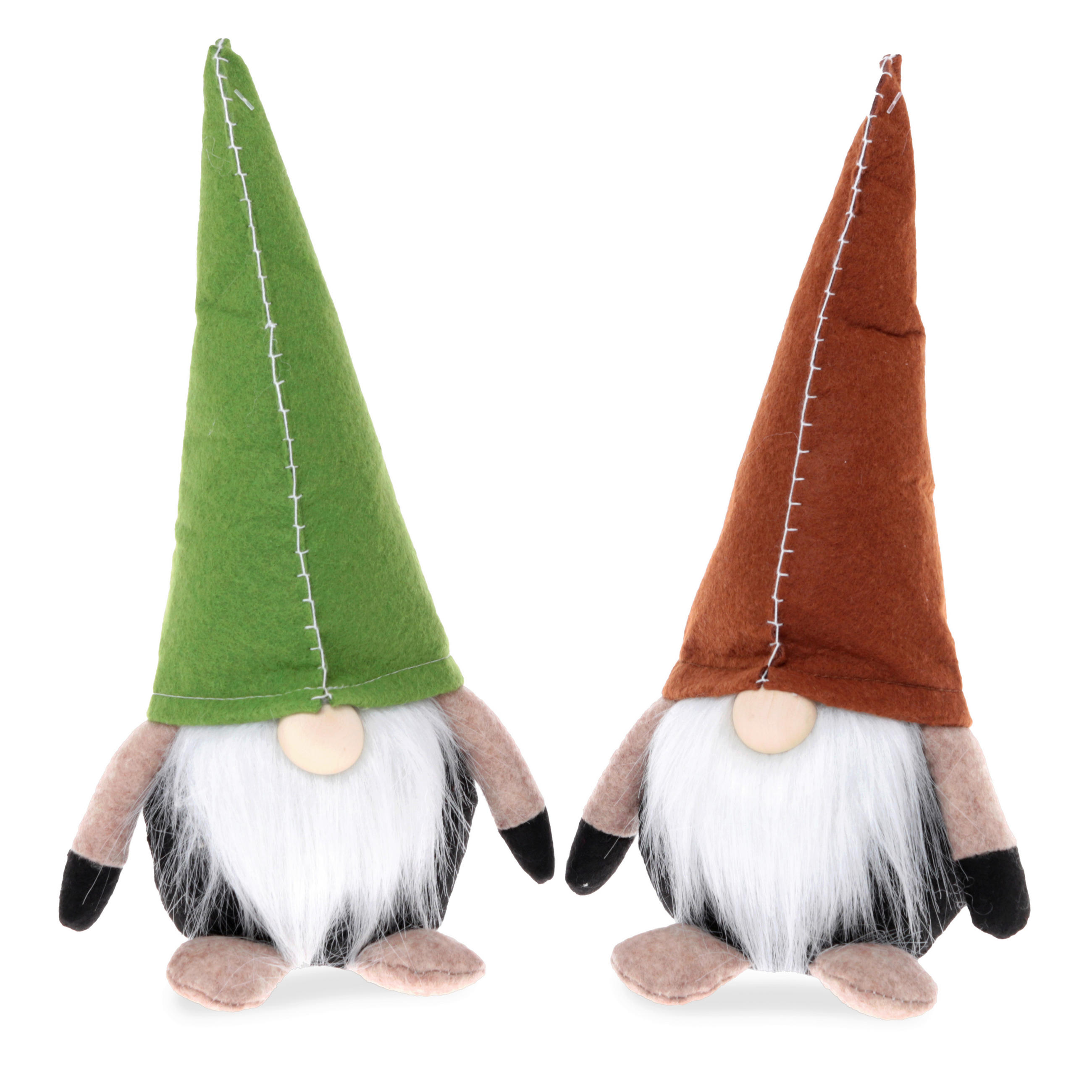 WICHTEL - Cognac/Grün, LIFESTYLE, Kunststoff/Textil (9/11/25cm)