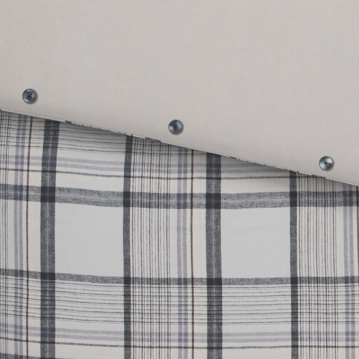 WENDEBETTWÄSCHE Margo Biber 135/200 cm  - Taupe, KONVENTIONELL, Textil (135/200cm) - Dieter Knoll