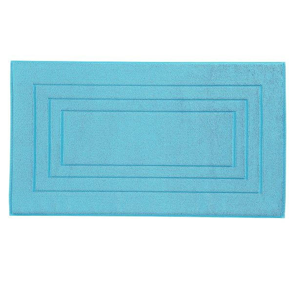 BADEMATTE Türkis 67/120 cm  - Türkis, Basics, Textil (67/120cm) - Vossen