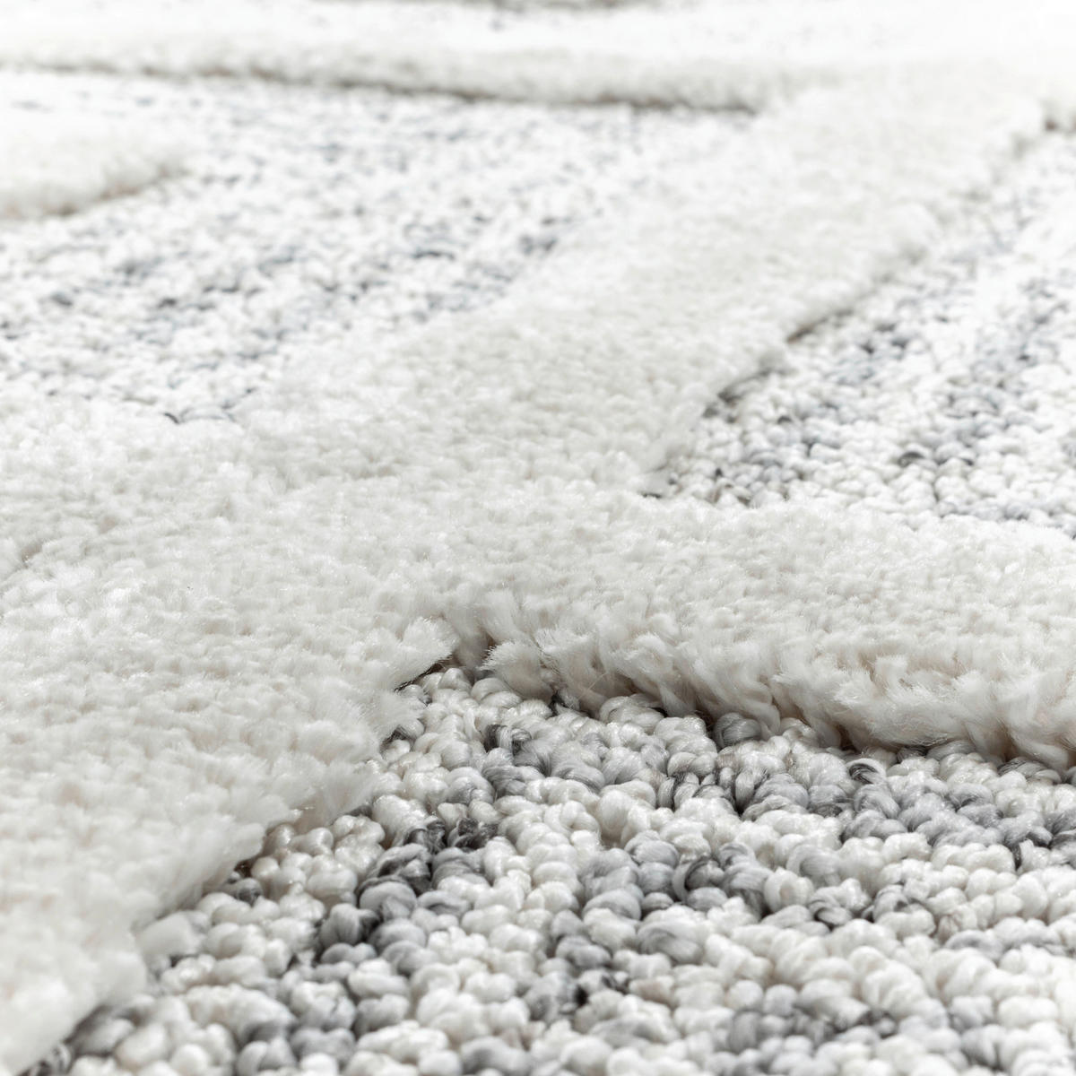 WEBTEPPICH 160/230 cm Pisa 4707 grau Grau  - Grau, KONVENTIONELL, Textil (160/230cm)