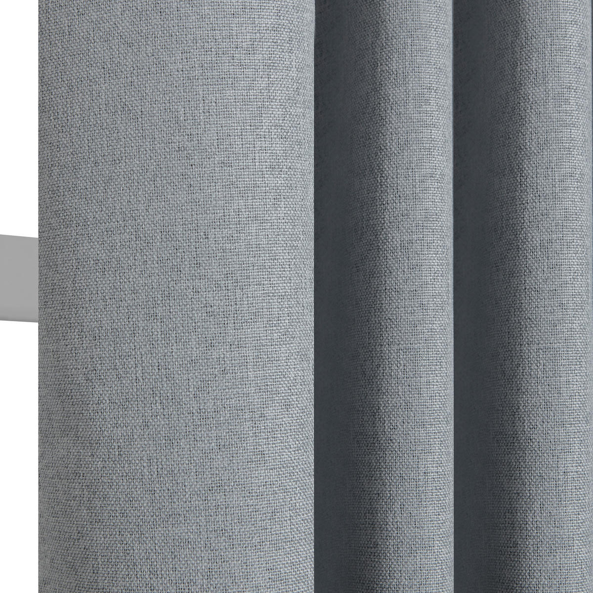 FERTIGVORHANG  black-out (lichtundurchlässig)   140/240 cm  - Grau, Basics, Textil (140/240cm)