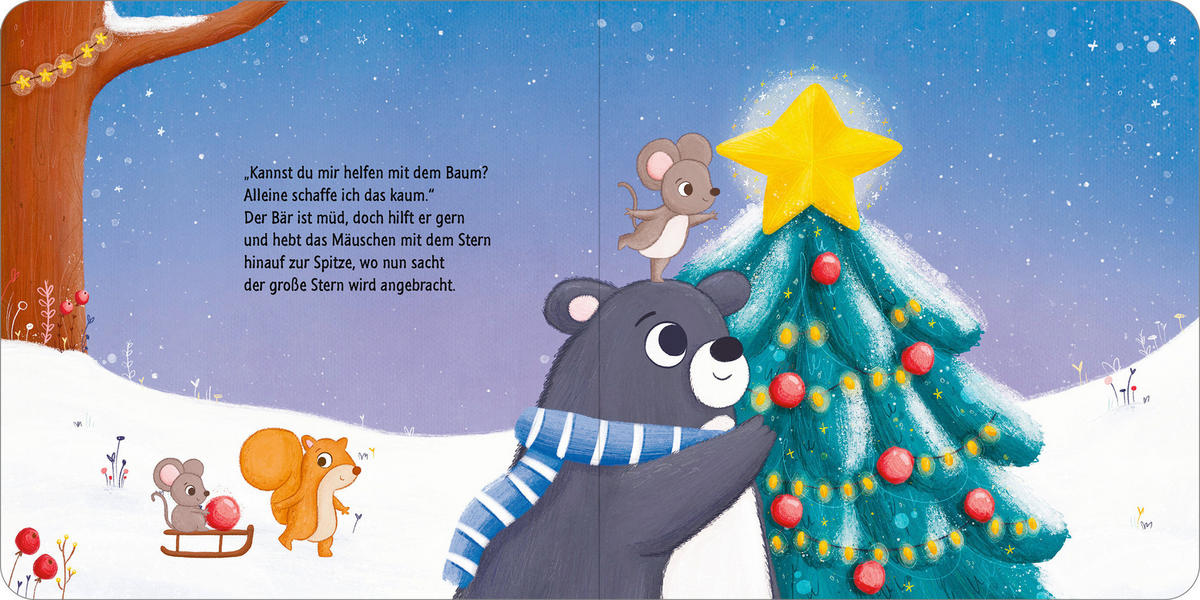 KINDERBUCH Weihnachten mit Maus  - Multicolor, Basics, Papier (14,8/21/1,2cm)