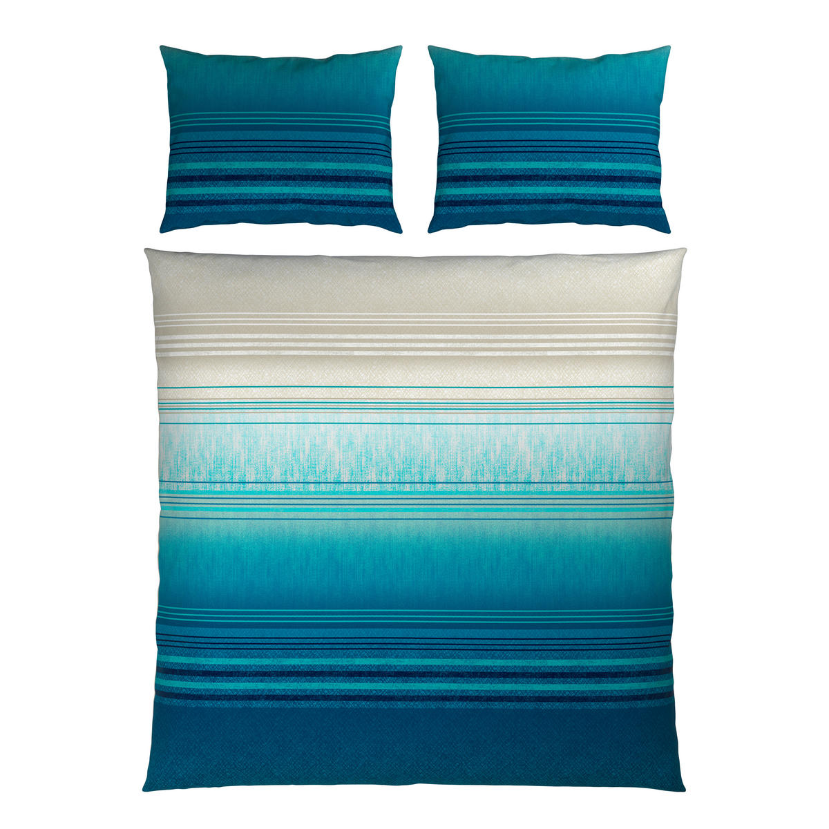 Lenjerie De Pat Cu Două Fețe 220/200 cm  - albastru, textil (220/200cm) - Novel