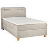 BOXBETT 120/200 cm  in Beige  - Beige, Konventionell, Holz/Textil (120/200cm) - Moderano