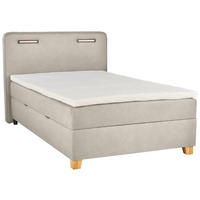 BOXBETT 120/200 cm  in Beige  - Beige, Konventionell, Holz/Textil (120/200cm) - Moderano