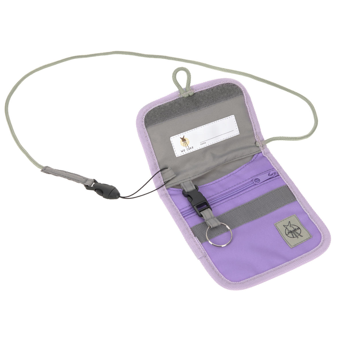 SCHULTASCHENSET - Violett, Basics, Textil (30/25/41,5cm) - Lässig