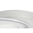 DECKENLEUCHTE    44/48/5 cm  - Chromfarben/Alufarben, Trend, Kunststoff/Metall (44/48/5cm) - Novel