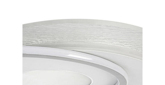 DECKENLEUCHTE    44/48/5 cm  - Chromfarben/Alufarben, Trend, Kunststoff/Metall (44/48/5cm) - Novel