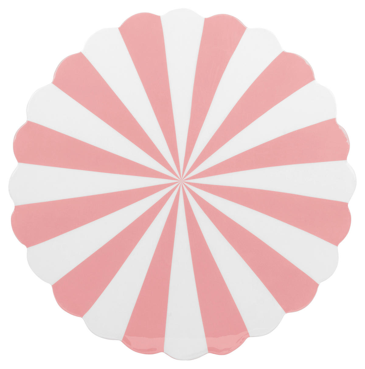 HOCKER in Metall Pink, Weiß  - Pink/Weiß, Basics, Metall (40/41/40cm)