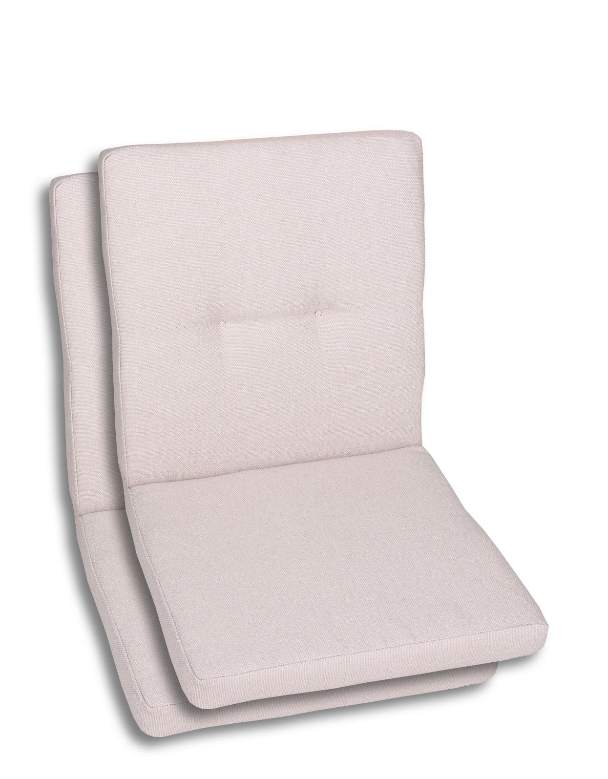 SESSELAUFLAGENSET Uni  - Naturfarben, Basics, Textil (50/7/100cm)