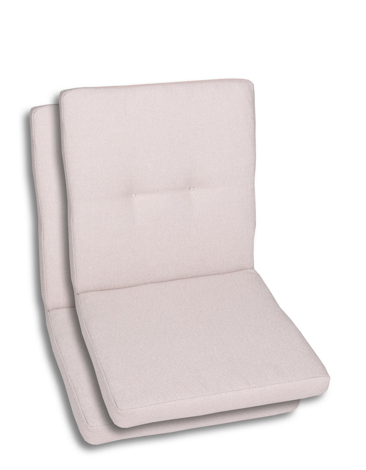 SESSELAUFLAGENSET Uni  - Naturfarben, Basics, Textil (50/7/100cm)