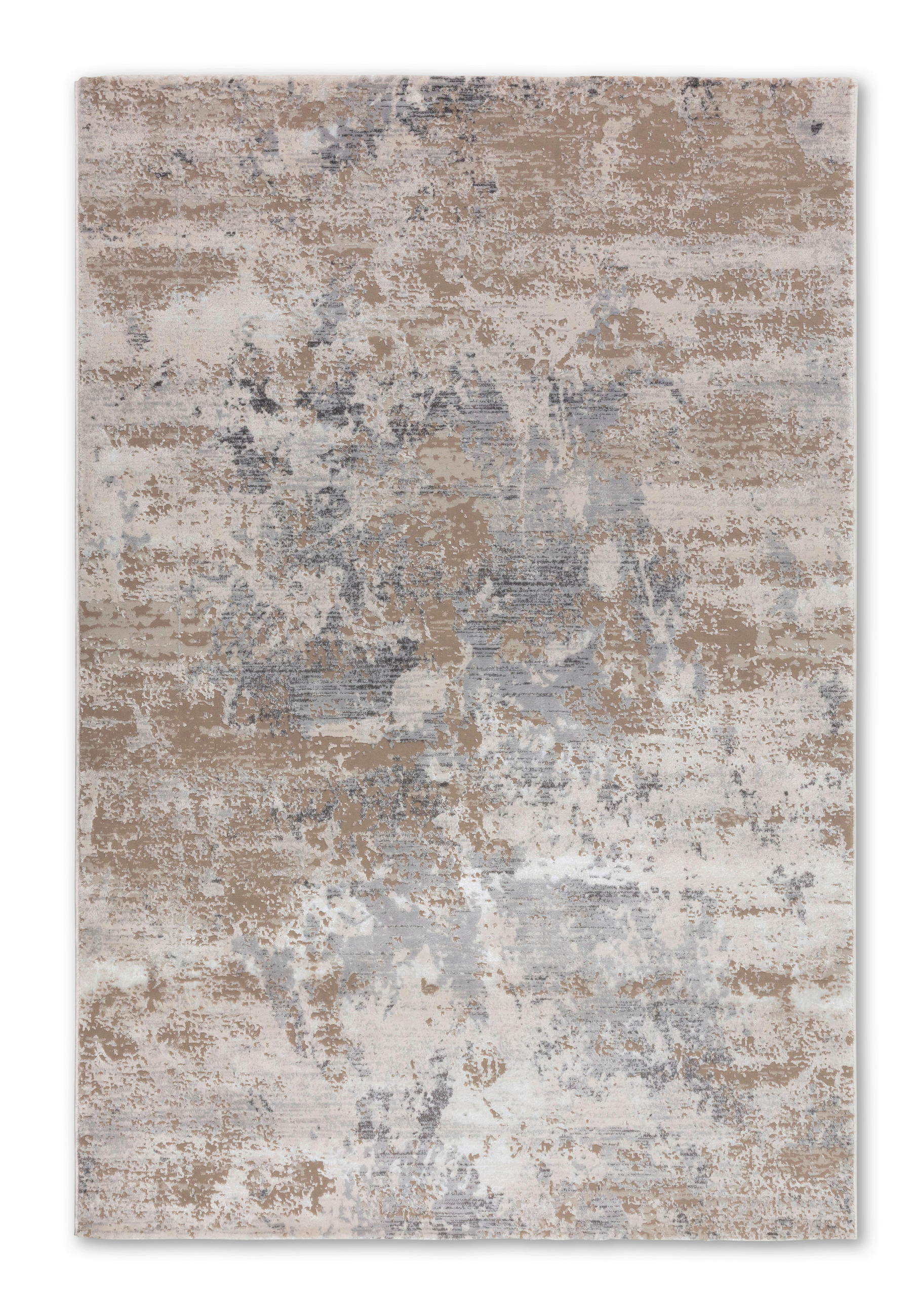 WEBTEPPICH 80/150 cm Antea Grau, Beige  - Beige/Grau, Design, Textil (80/150cm) - Novel