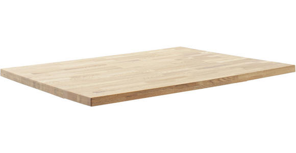 TISCHPLATTE in Holz 120/75/4 cm   - Wildeiche, Natur, Holz (120/75/4cm) - Carryhome