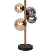 LED-TISCHLEUCHTE - Goldfarben/Bernsteinfarben, Lifestyle, Glas/Metall (23,7/19,3/48cm) - Dieter Knoll