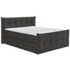 BOXSPRINGBETT 180/200 cm  in Schwarz, Graphitfarben  - Schwarz/Graphitfarben, Basics, Holzwerkstoff/Kunststoff (180/200cm) - Esposa