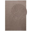 WOLLTEPPICH 80/150 cm Eleni Taupe  - Taupe, Basics, Textil (80/150cm)