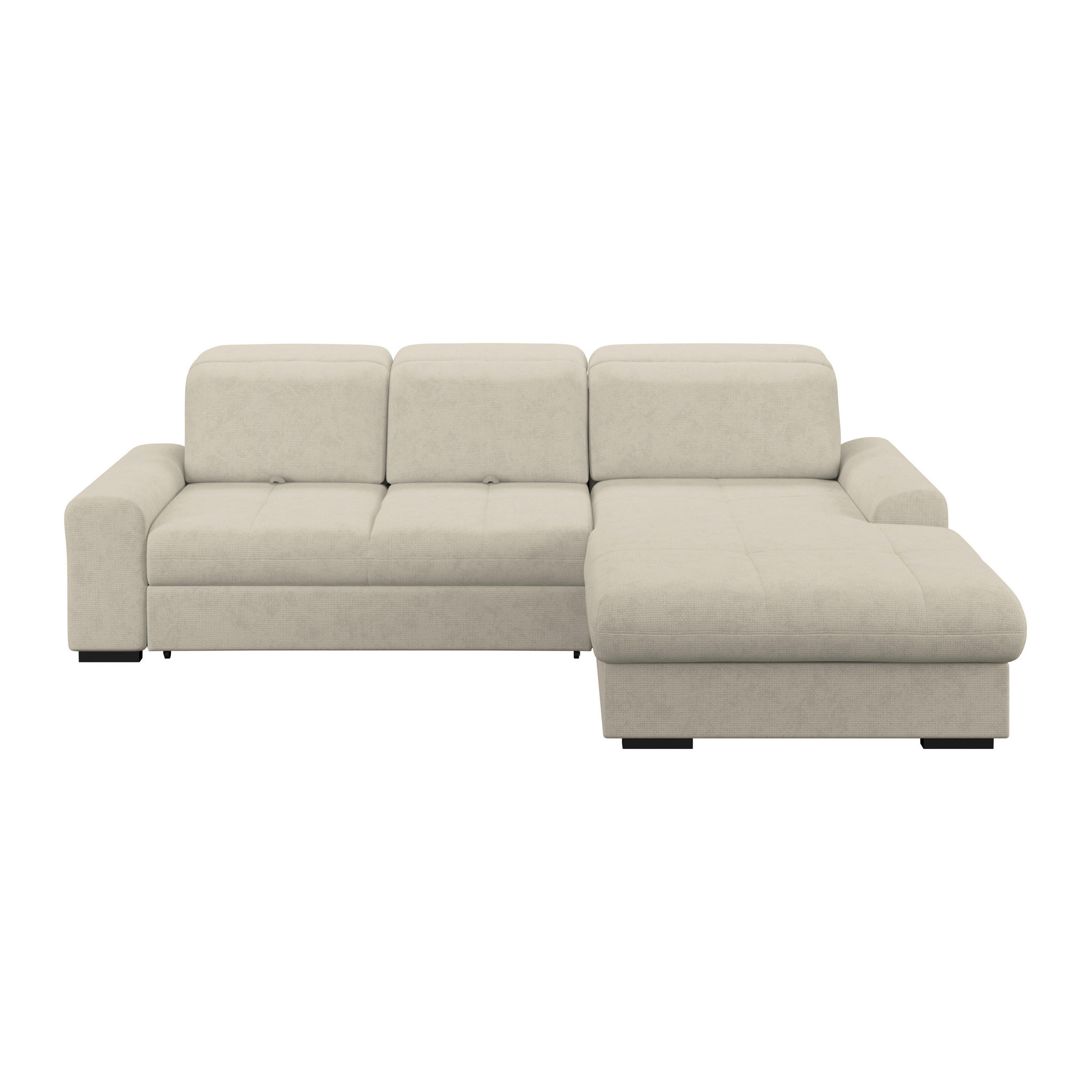 Mid.you Ecksofa Beige 286x203 cm