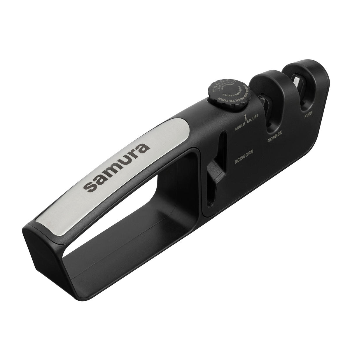 OŠTRILO NOŽEVA Samura Sharpener  - boje oplemenjenog čelika/crna, Basics, metal/plastika (13,5cm) - Samura