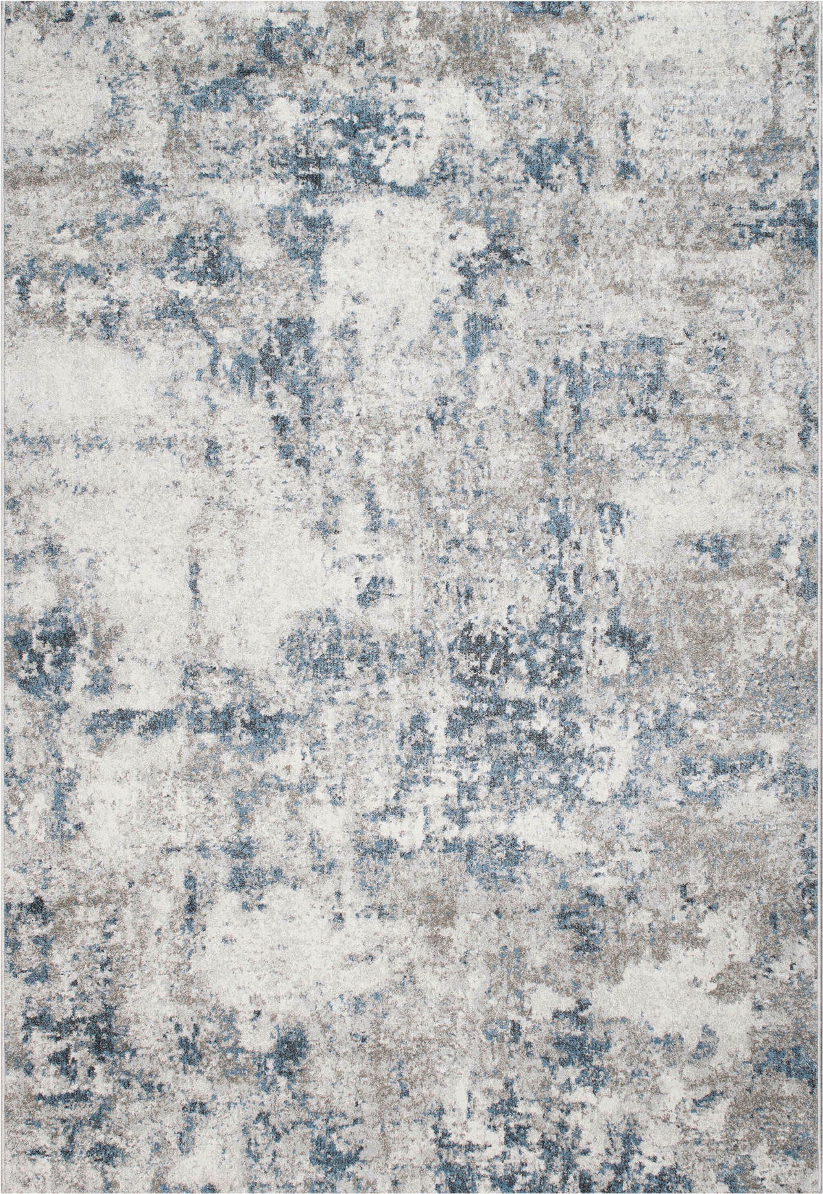 WEBTEPPICH 80/150 cm Sorrent Blau, Grau, Silberfarben  - Blau/Silberfarben, Design, Textil (80/150cm) - Novel