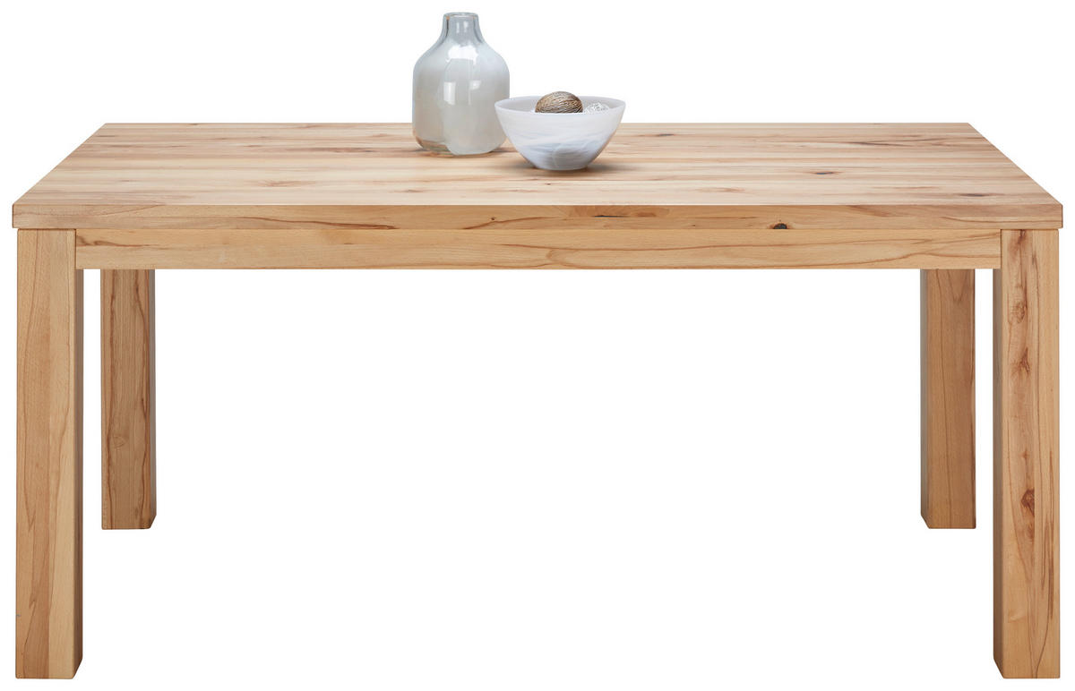 ESSTISCH in Holz 160/90/75 cm  - Buchefarben, Natur, Holz (160/90/75cm) - Linea Natura