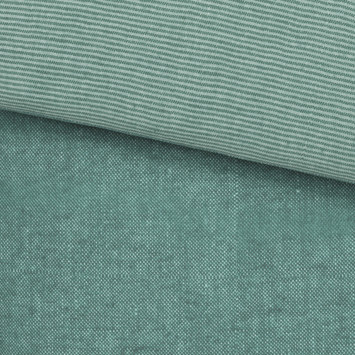 WENDEBETTWÄSCHE Eklutna 135/200 cm  - Dunkelgrün, Textil (135/200cm) - Novel